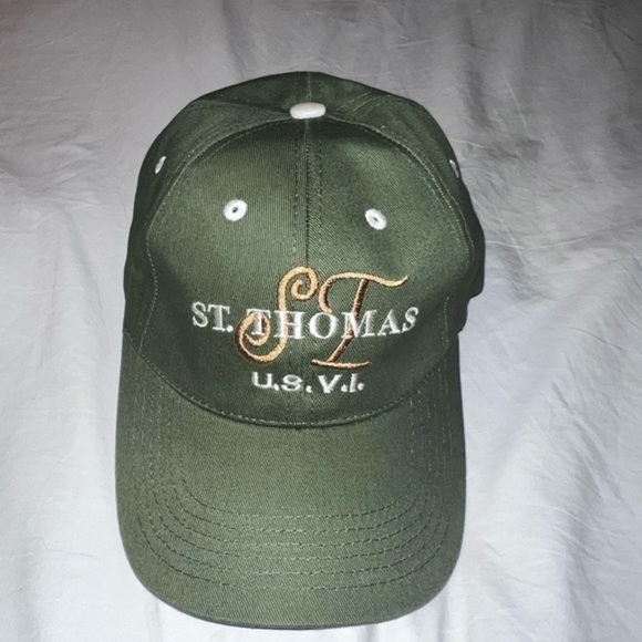 St. Thomas Virgin Islands Spellout Paradise embroidered snapback hat basebal new - Picture 3 of 5